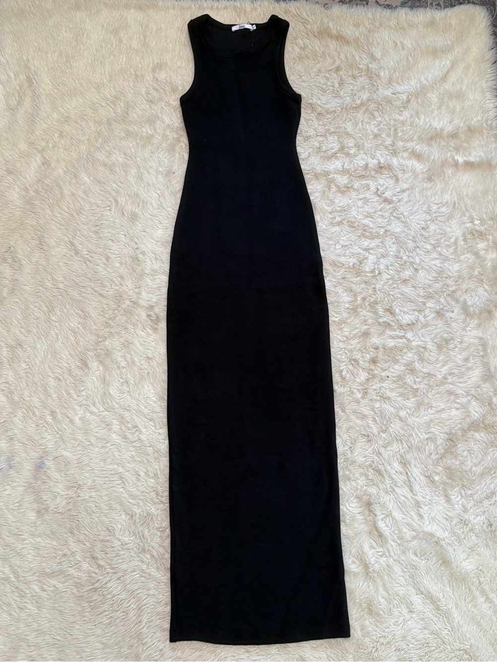 NWT Because of Alice (BOA.) Heavy Ribbed Maxi Dress in Black - Size XS - Picture 3 of 6